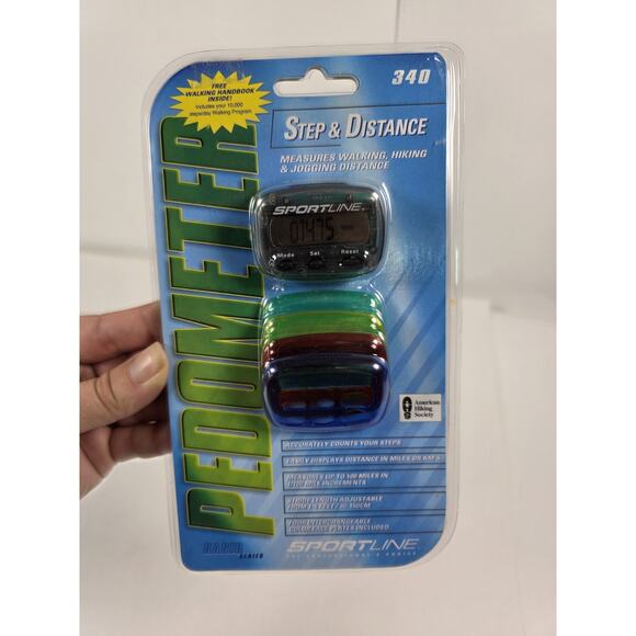 Sportline Pedometer Step & Distance Counter Basic Model 340 interchangeable face - Picture 7 of 7